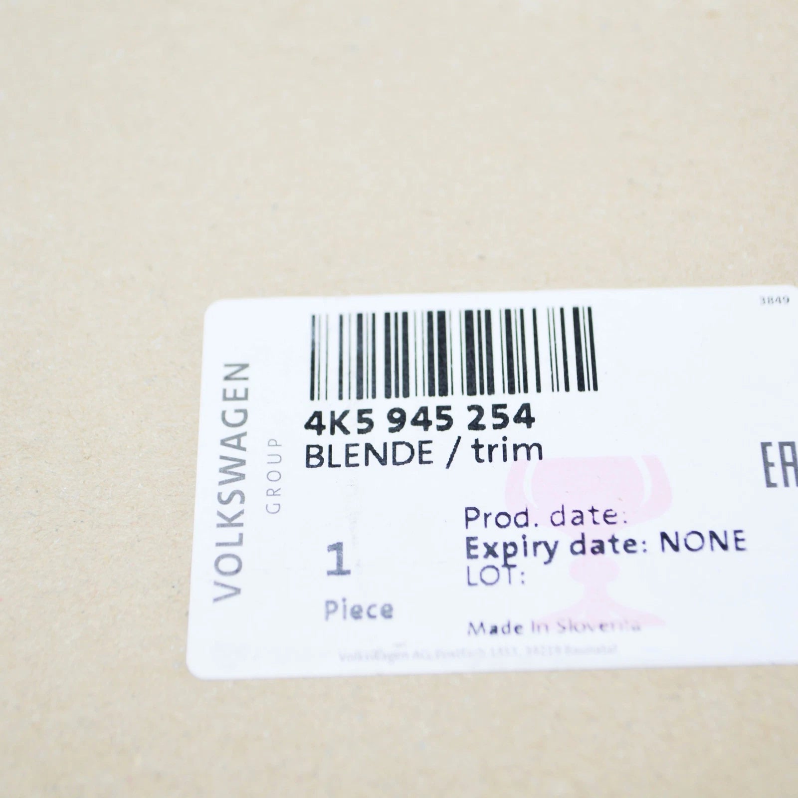 NEW AUDI A6 C8 REAR RIGHT TAIL LIGHT TRIM 4K5945254 ORIGINAL