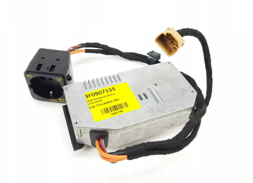 NEW VOLKSWAGEN GOLF MK8 INVERTER SOCKET WITH CABLE 3F0907155 ORIGINAL