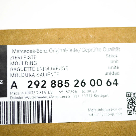 NEW MERCEDES-BENZ GLE COUPE C292 FRONT RIGHT BUMPER TRIM A2928852600 ORIGINAL