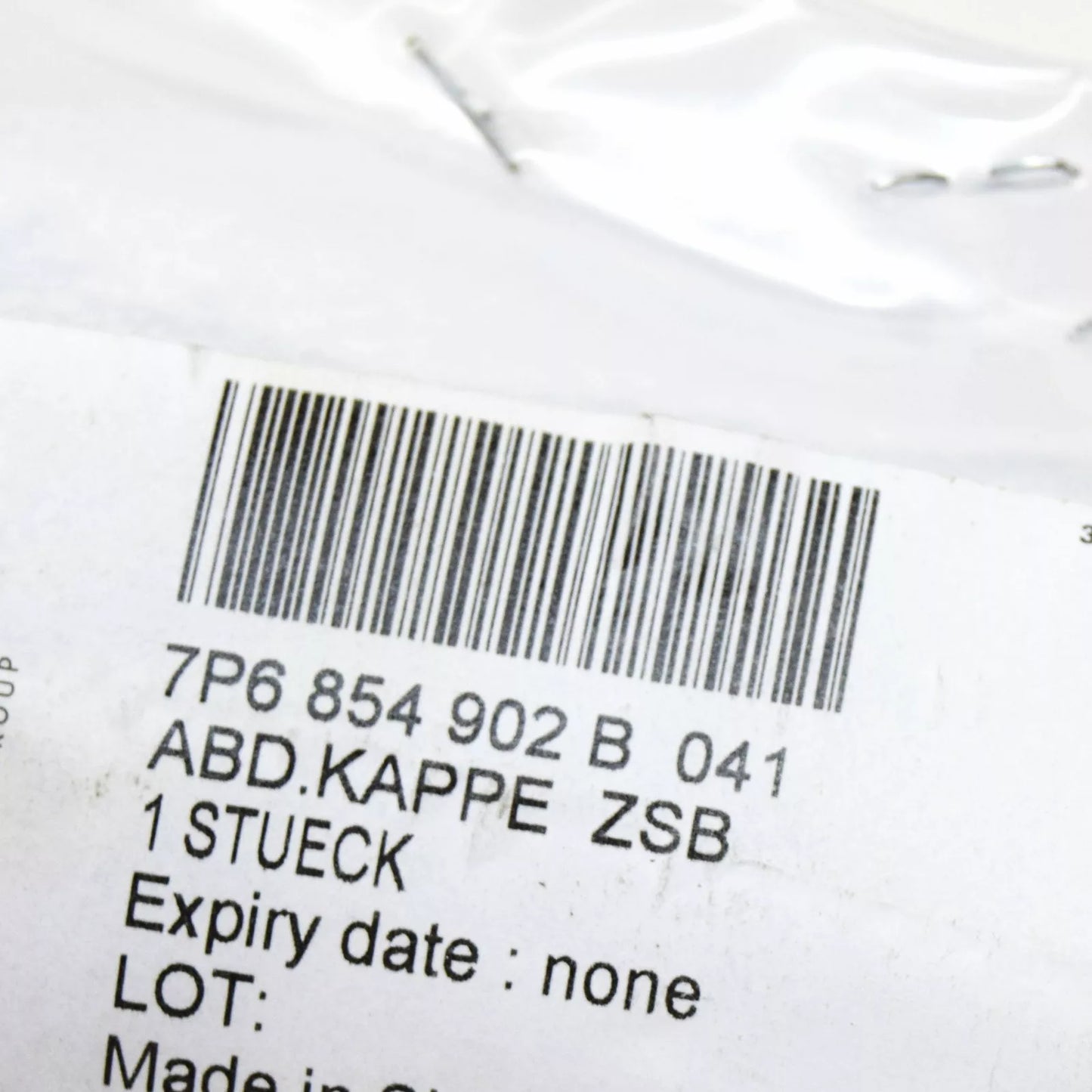 NEW VW TOUAREG 7P FRONT RIGHT CENTER PDC SENSOR COVER CAP 7P6854902B041