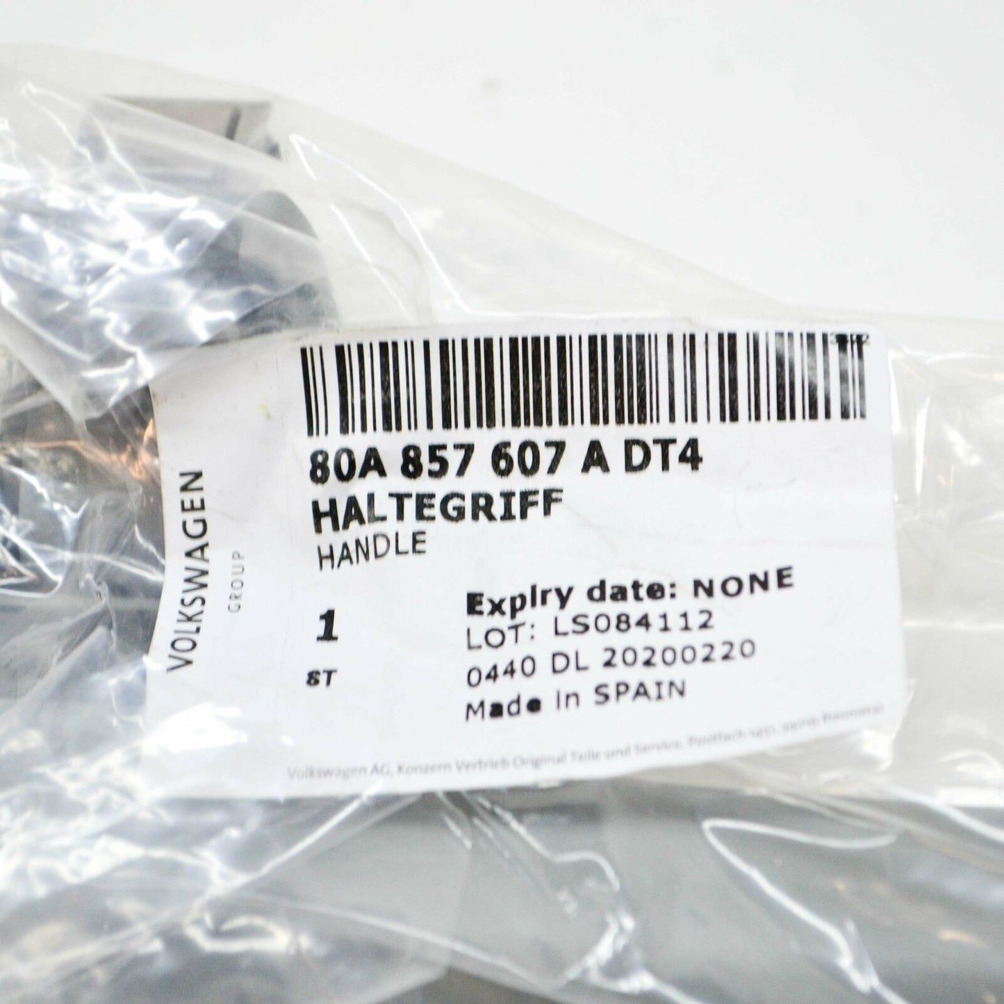 NEW AUDI Q5 SQ5 80A INTERIOR ROOF GRAB BAR HANDLE 80A857607ADT4 ORIGINAL