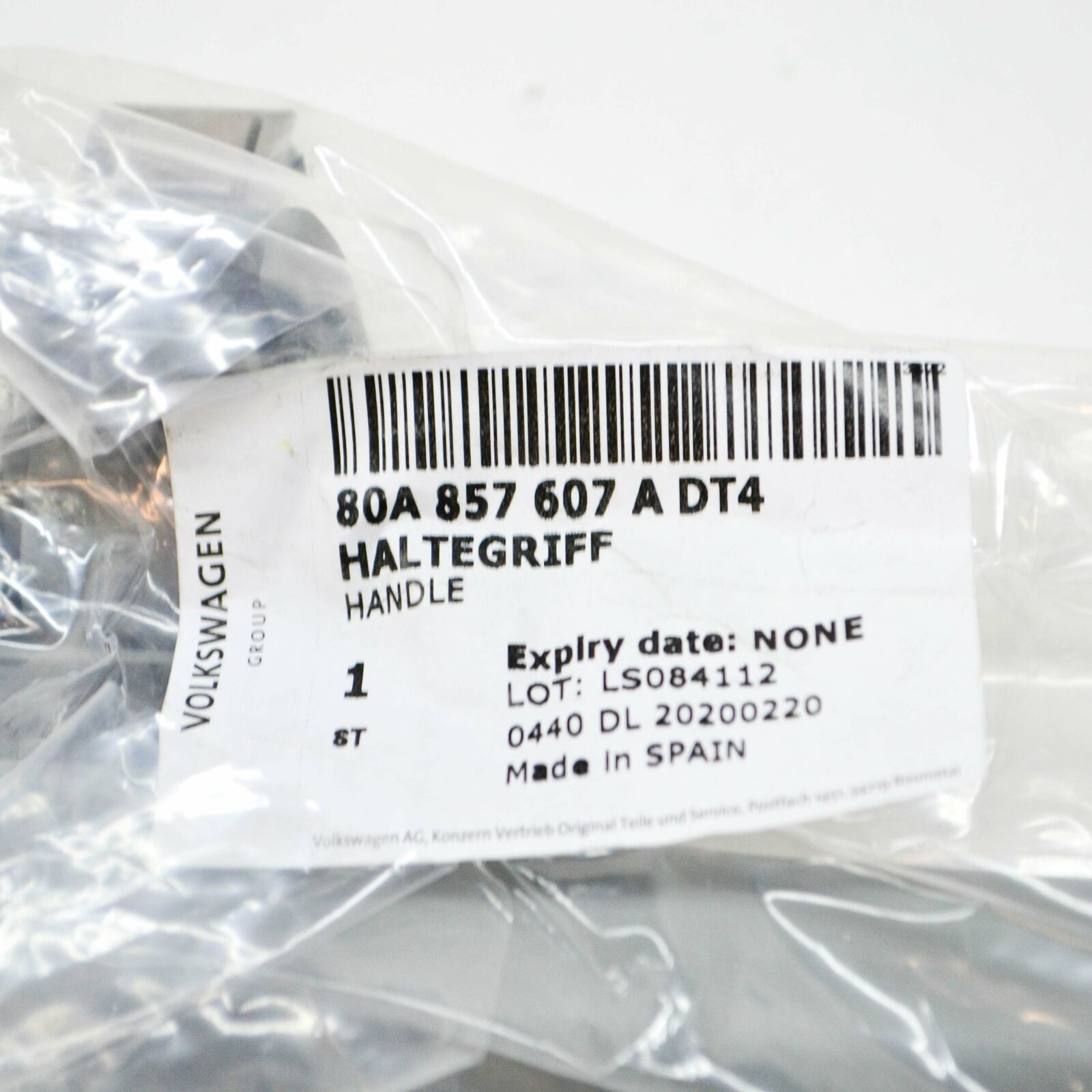 NEW AUDI Q5 SQ5 80A INTERIOR ROOF GRAB BAR HANDLE 80A857607ADT4 ORIGINAL