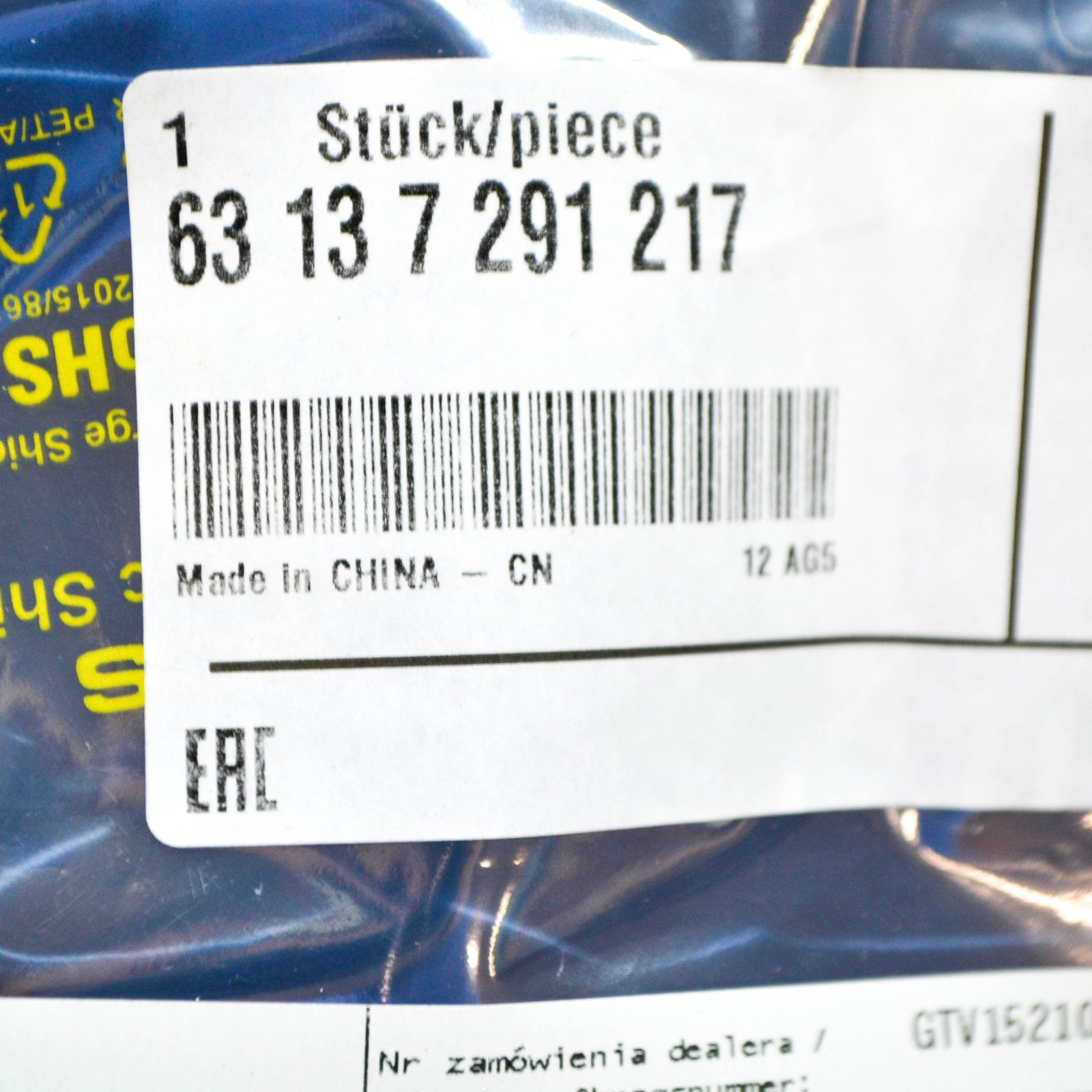 new bmw x3 f25 left wing mirror turn indicator light 63137291217 2016 original