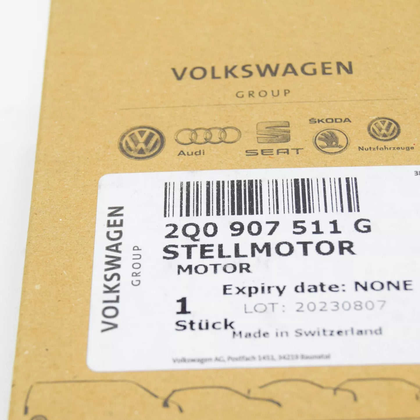 NEW AUDI Q3 F3 HEATER FLAP MOTOR ACTUATOR 2Q0907511G ORIGINAL