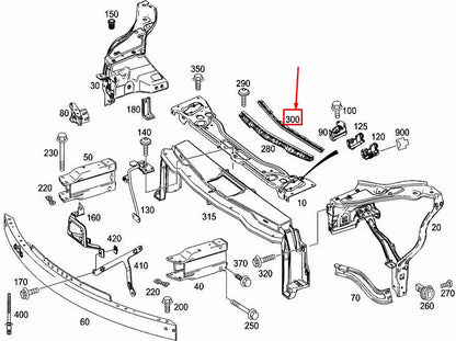 NEW MERCEDES-BENZ CLS C218  ENGINE HOOD SEAL A2188870098 ORIGINAL