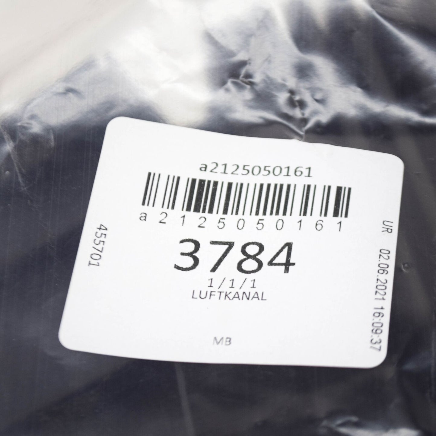 NEW MERCEDES-BENZ E-CLASS W212 AIR DUCT A2125050161 ORIGINAL