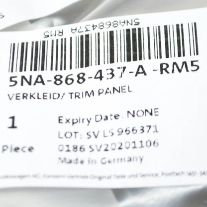 NEW VOLKSWAGEN TIGUAN AD INTERIOR REAR VIEW MIRROR TRIM 5NA868437ARM5 ORIGINAL