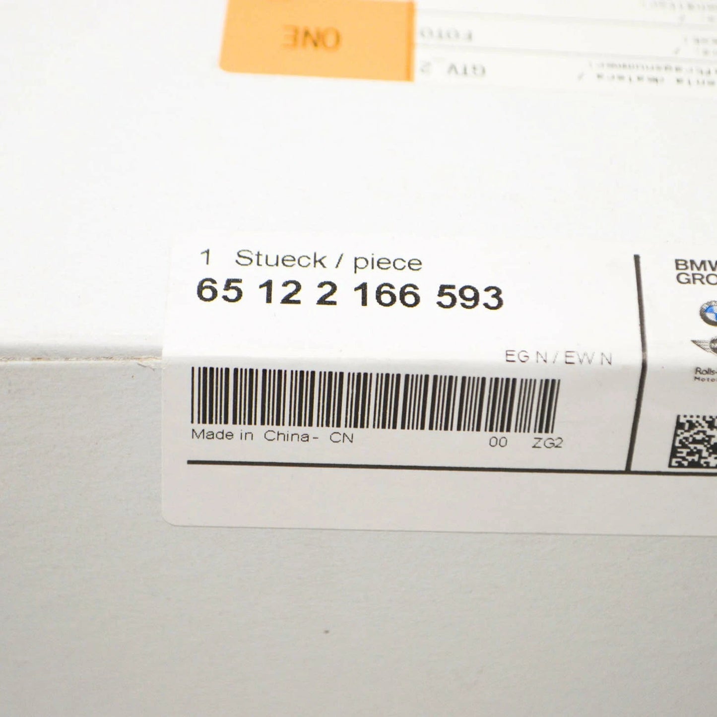 NEW BMW DVD TABLET SYSTEM CHARGER CABLE LEAD 65122166593 2166593 ORIGINAL