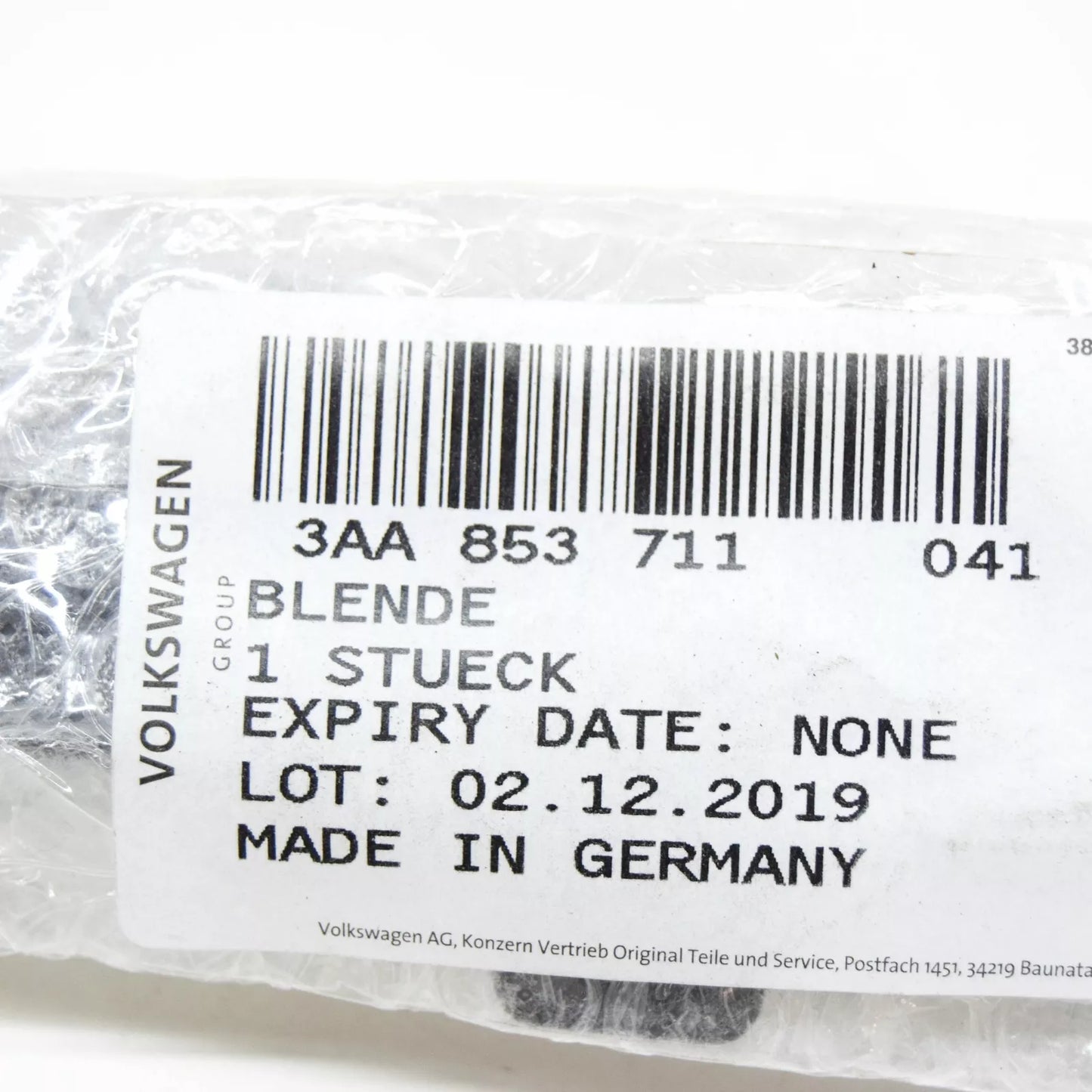 NEW VOLKSWAGEN PASSAT B7 R-LINE FRONT BUMPER GRILLE TRIM 3AA853711041