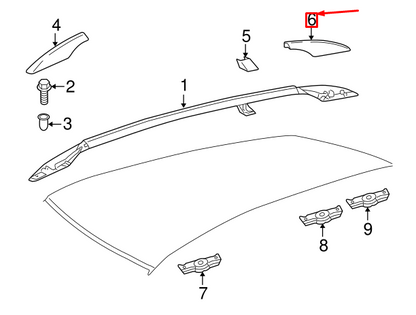 NEW VW GOLF MK5 TOURING REAR RIGHT RALLY BLACK COVER 1K986015003C ORIGINAL