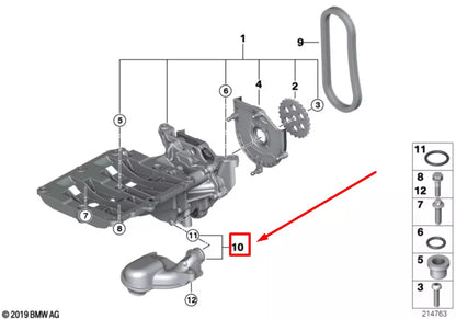 NEW BMW 3 F30 ENGINE INTAKE PIPE W/GASKET 7810773 11417810773 ORIGINAL