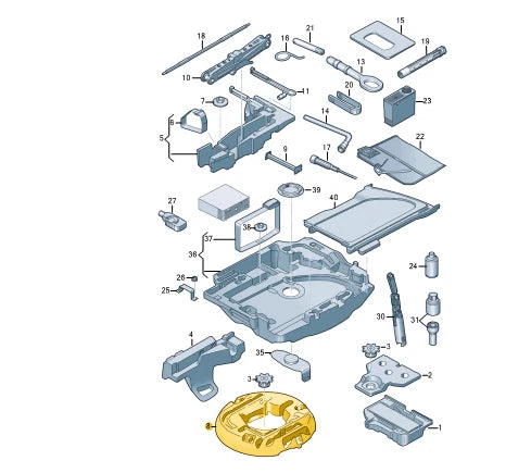 NEW AUDI A5 CABRIO 8W6 STOWAGE BOX 8W0012109F