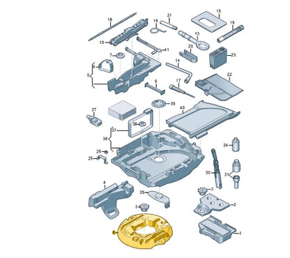 NEW AUDI A5 CABRIO 8W6 STOWAGE BOX 8W0012109F