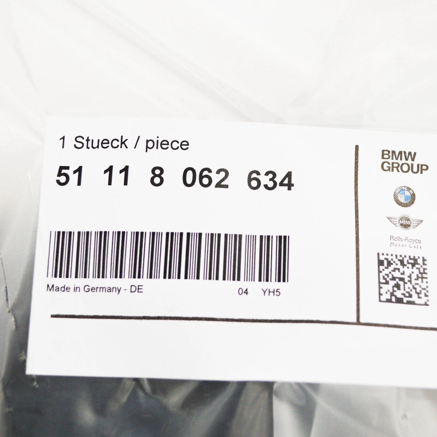 NEW BMW 3 F31 RIGHT FOG LIGHT GRILLE M SPORT 51118062634 2016 ORIGINAL