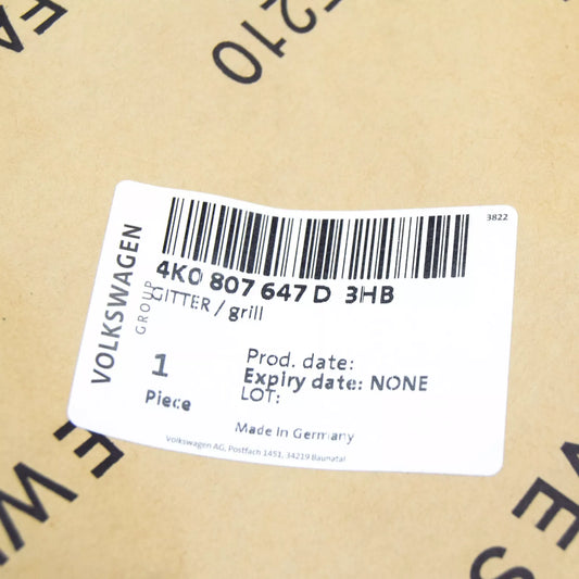 NEW AUDI A6 C8 FRONT LEFT BUMPER AIR GUIDE GRILLE 4K0807647D3HB ORIGINAL