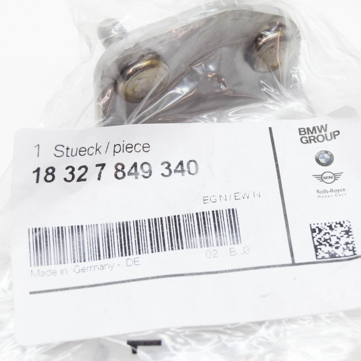 NEW BMW 2 COUPE F87 CATALYTIC CONVERTER BRACKET HOLDER 18327849340 ORIGINAL