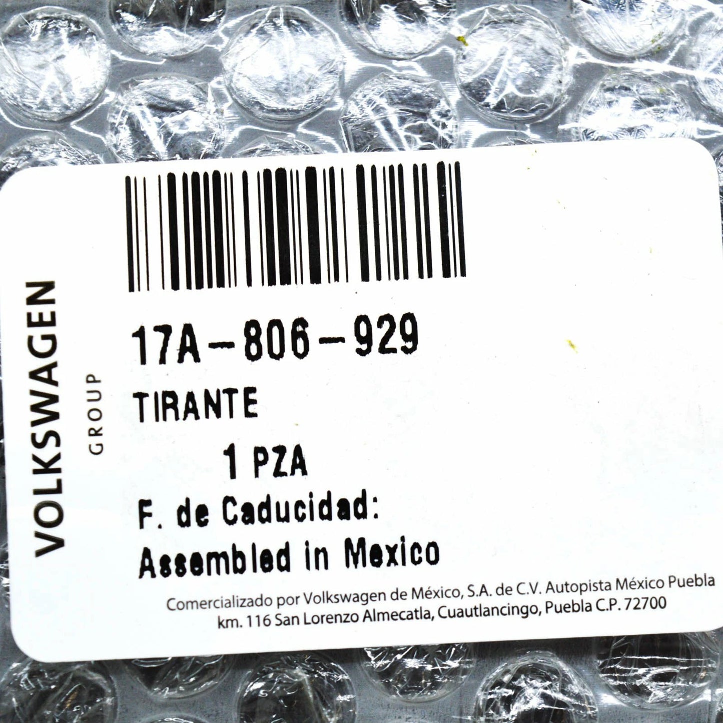 NEW VW JETTA MK7 A7 LEFT RADIATOR SUPPORT PANEL BRACE 17A806929 ORIGINAL
