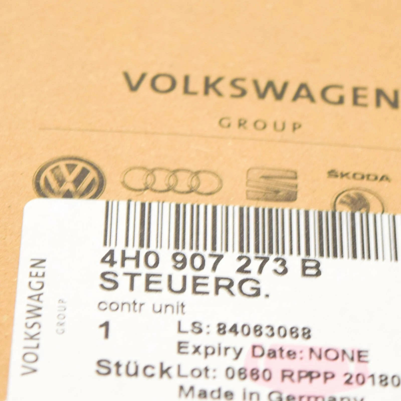 NEW AUDI A8 S8 4H TYRE PRESSURE CONTROL MODULE 4H0907273B ORIGINAL