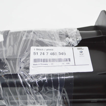 NEW BMW 8 CABRIO G14 FRONT LEFT WHEELHOUSING BRAKE AIR DUCT 51747465545 ORIGINAL