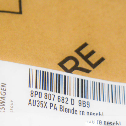 NEW AUDI A3 S3 8P FRONT RIGHT FOG LIGHT GRILLE 8P0807682D9B9 ORIGINAL