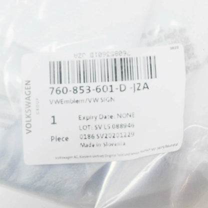 NEW VOLKSWAGEN TOUAREG CR BONNET BADGE EMBLEM 760853601DJZA 2018 ORIGINAL