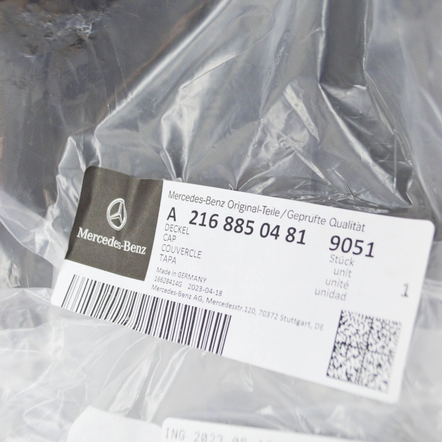 NEW MERCEDES BENZ CL C216 FRONT BUMPER LICENSE HOLDER A21688504819051 ORIGINAL