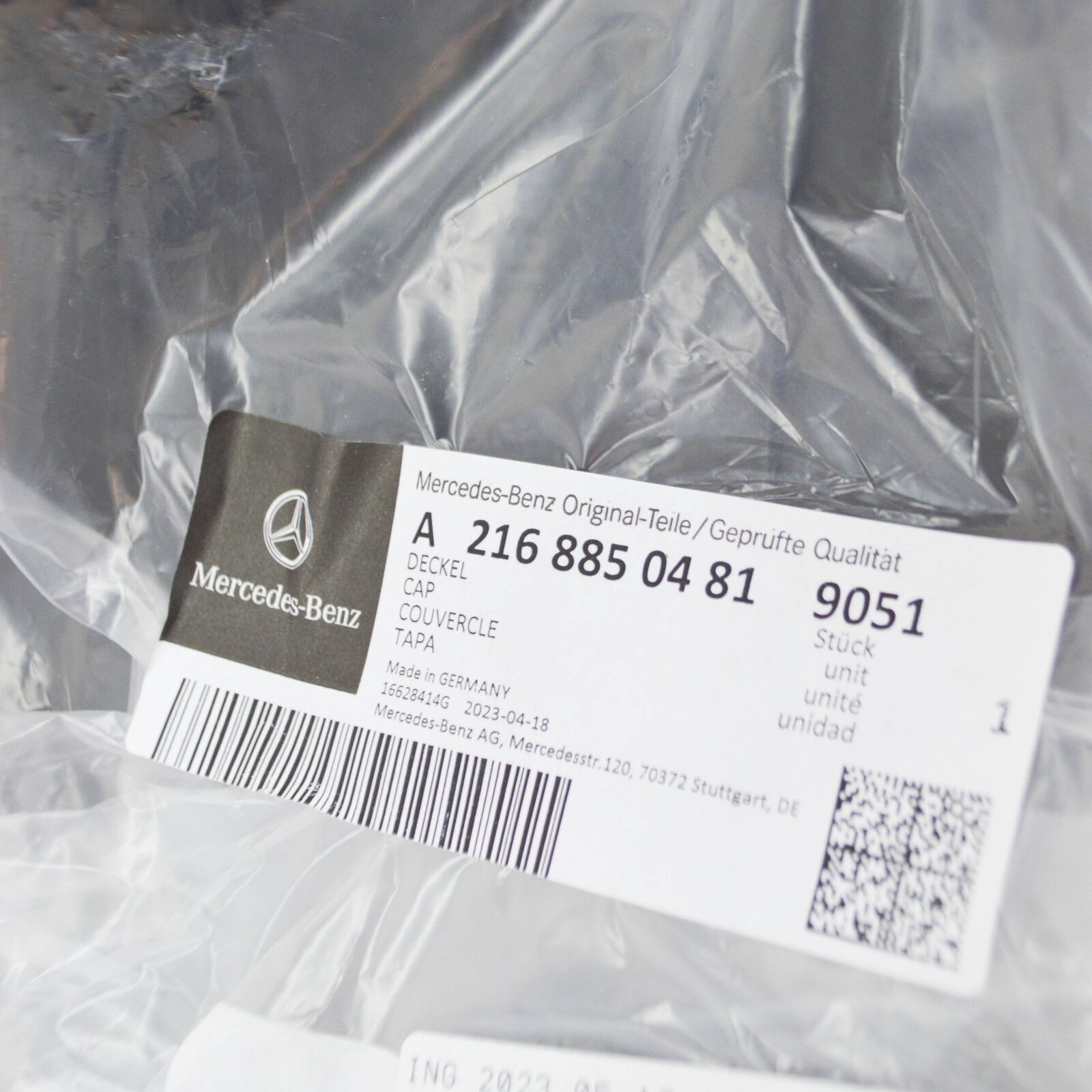 NEW MERCEDES BENZ CL C216 FRONT BUMPER LICENSE HOLDER A21688504819051 ORIGINAL