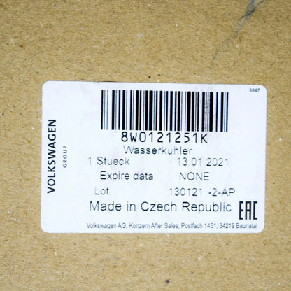 NEW AUDI A4 8W B9 COOLANT RADIATOR 8W0121251K