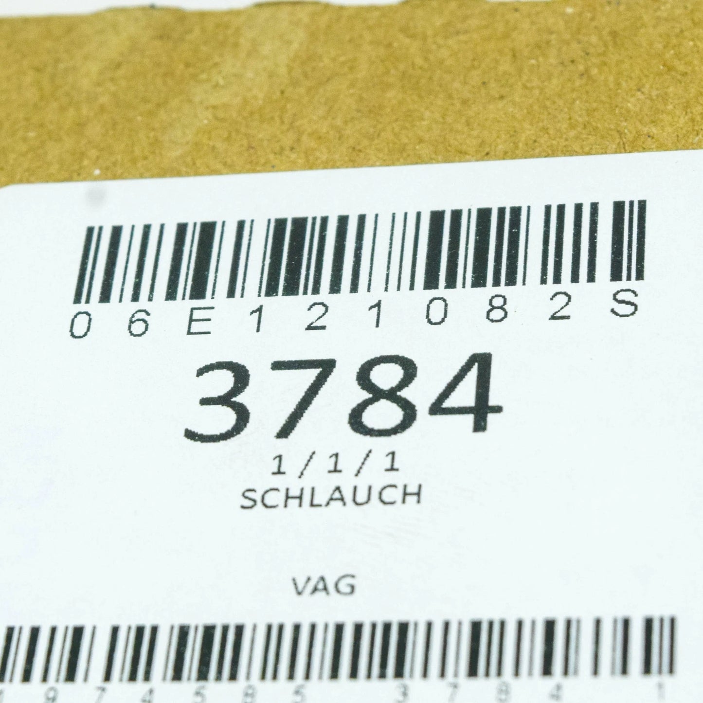 NEW AUDI A4 AVANT B8 COOLANT HOSE PIPE 06E121082S ORIGINAL