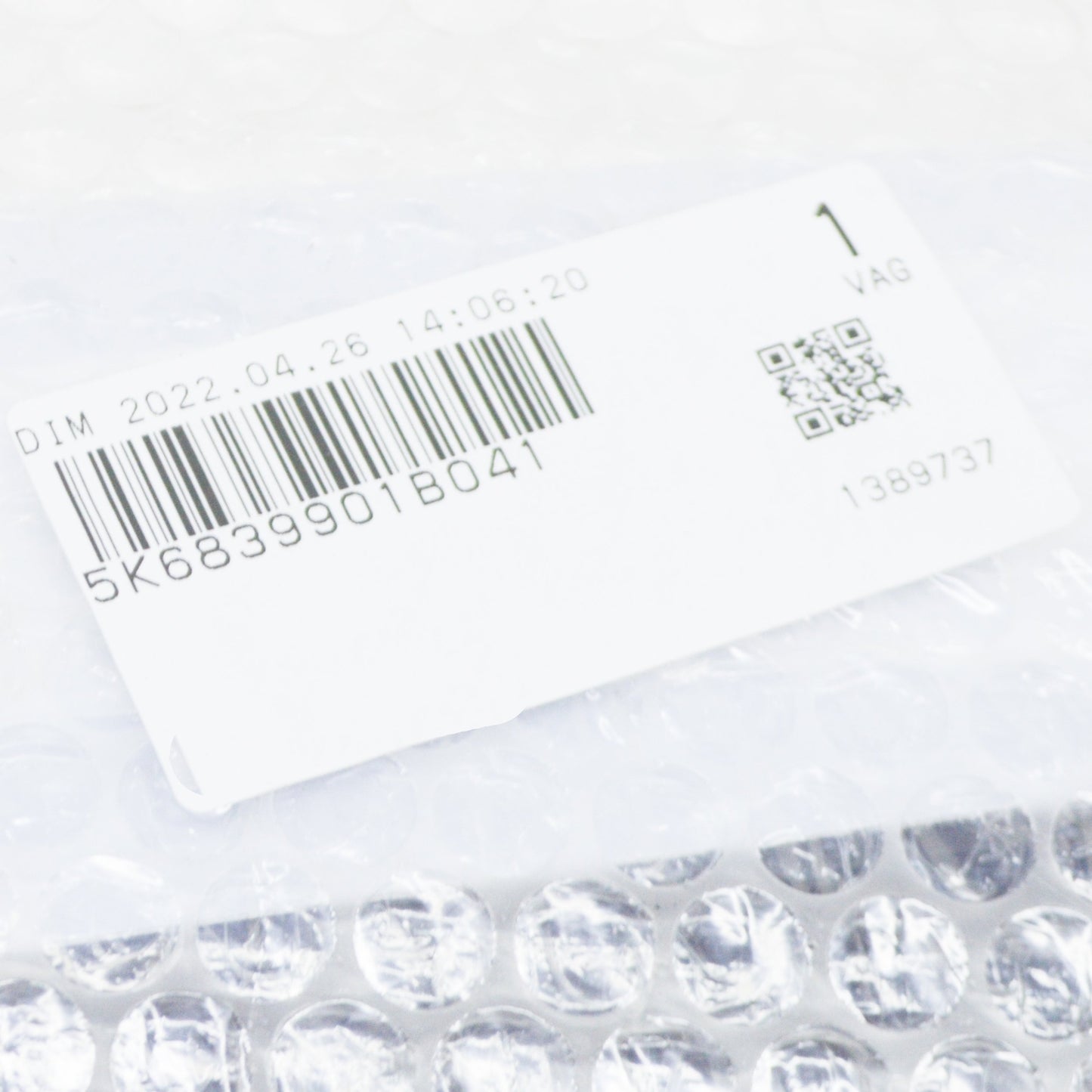 NEW VW GOLF MK6 REAR LEFT DOOR EXTERIOR B-PILLAR TRIM 5K6839901B041 ORIGINAL