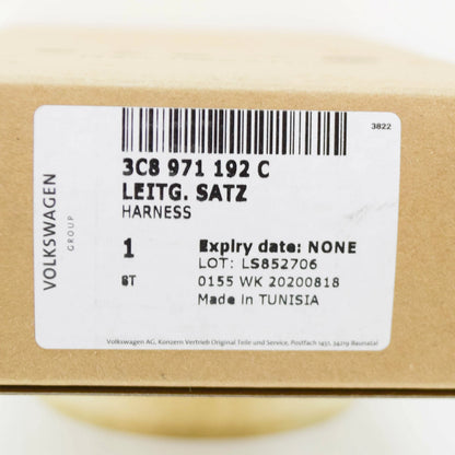 NEW VW PASSAT CC 357 REAR TRUNK BOOT LID HARNESS 3C8971192C