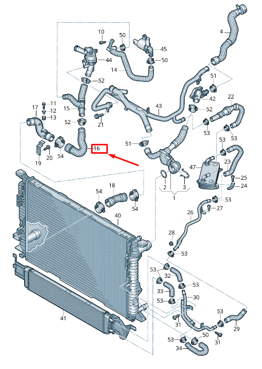 new audi rsq3 8u engine coolant hose pipe 8u0121036 original