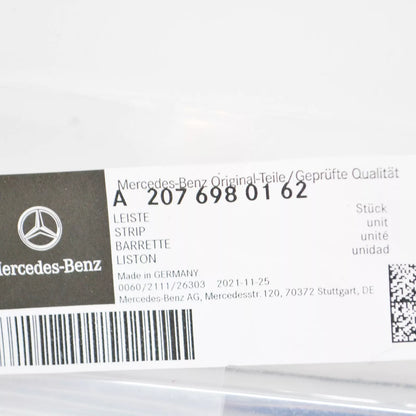 NEW MERCEDES-BENZ E COUPE C207 REAR LEFT FENDER STRIP A2076980162 ORIGINAL