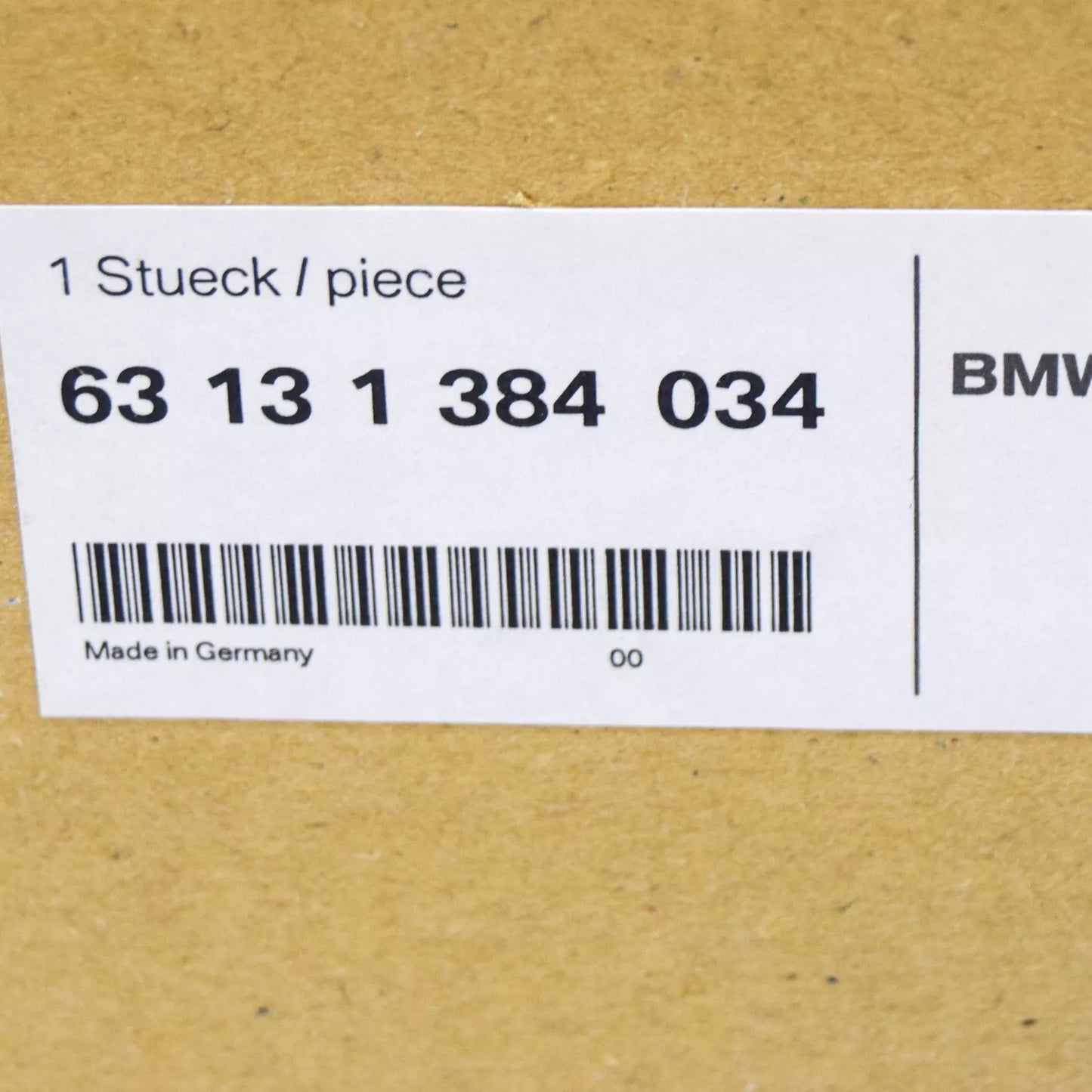 NEW BMW 5 E34 RIGHT TURN LIGHT INDICATOR 63131384034 1384034 ORIGINAL