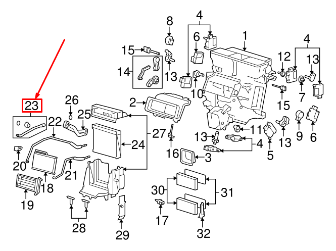 NEW AUDI A6 AVANT C6 HVAC HEATER HOSE 4F0819378B ORIGINAL