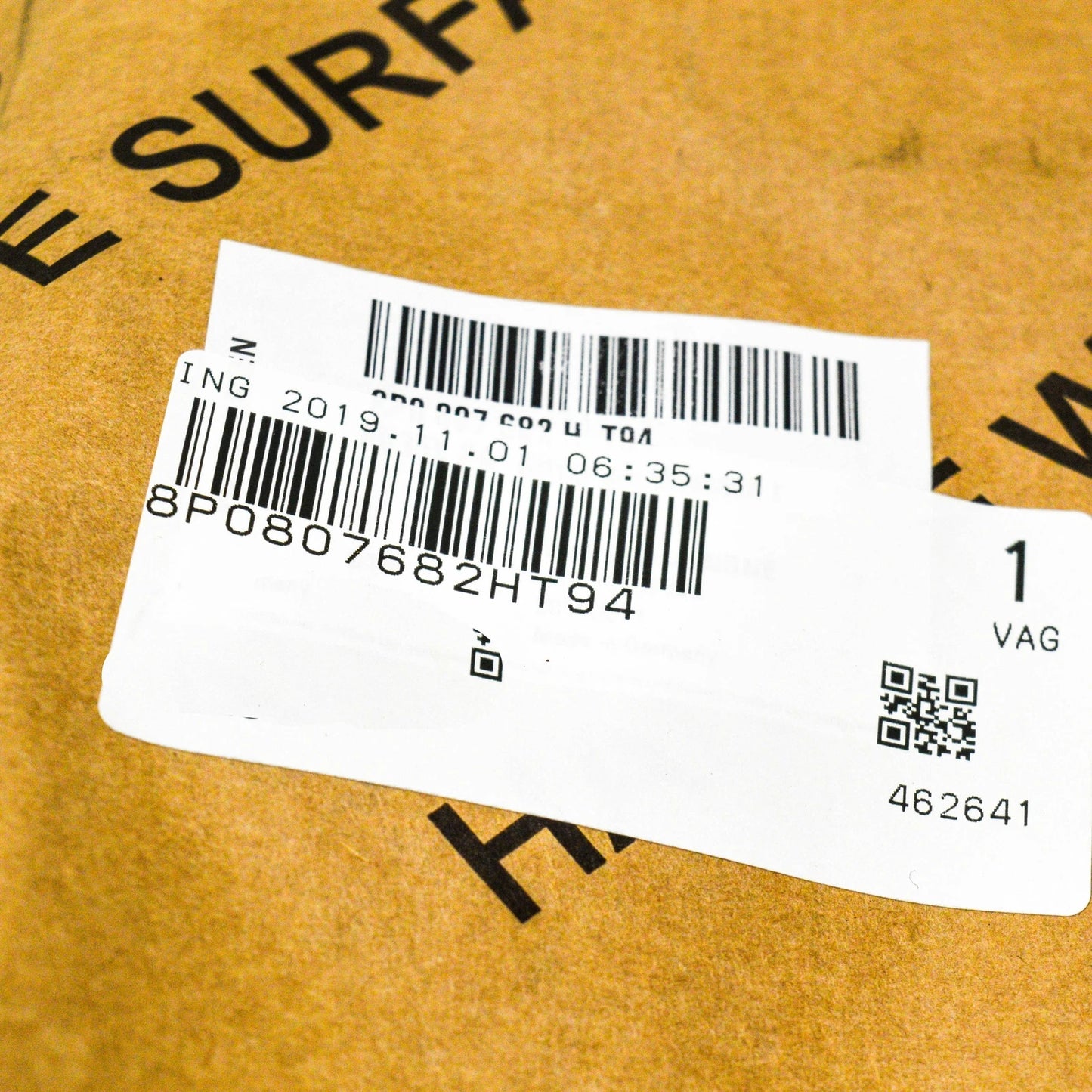 NEW AUDI A3 8P FRONT BUMPER LOWER RIGHT GRILLE 8P0807682HT94