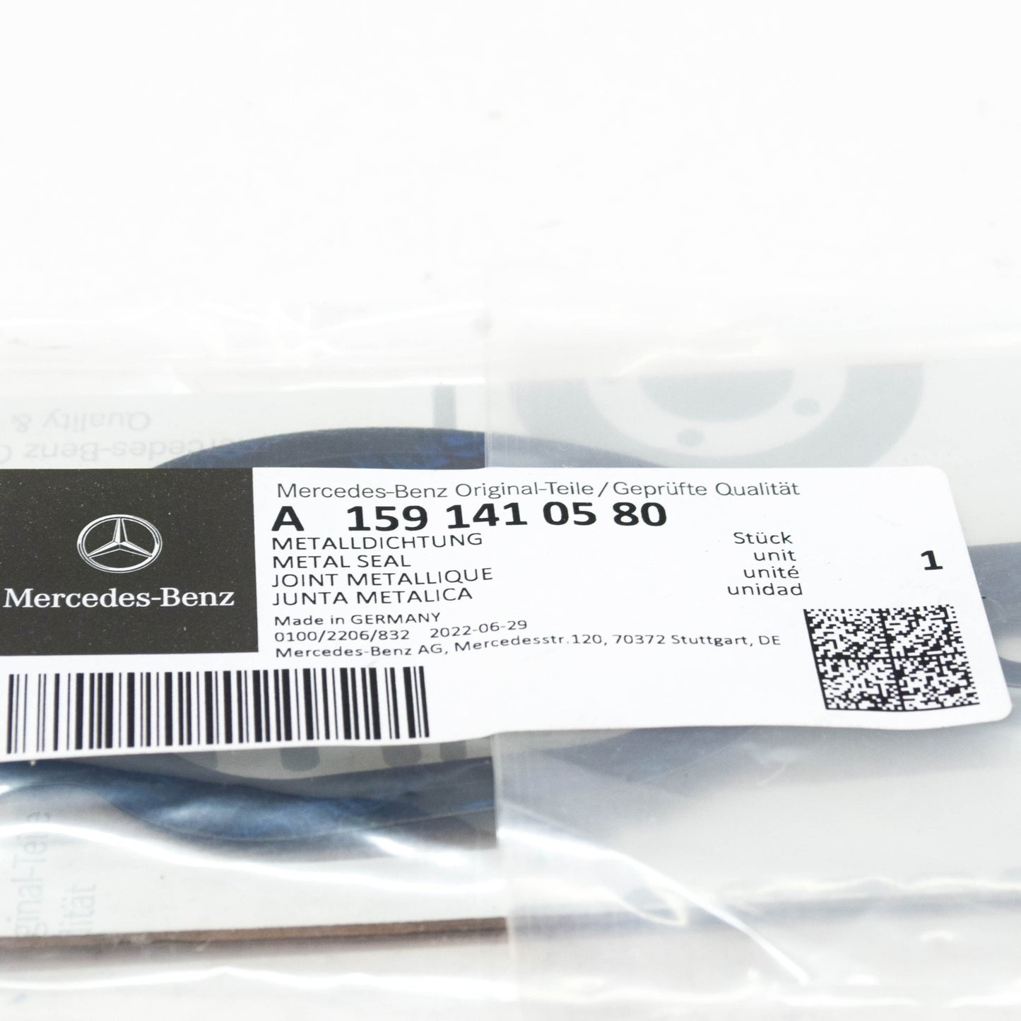 NEW MERCEDES-BENZ ML W164 INTAKE MANIFOLD GASKET A1591410580 ORIGINAL