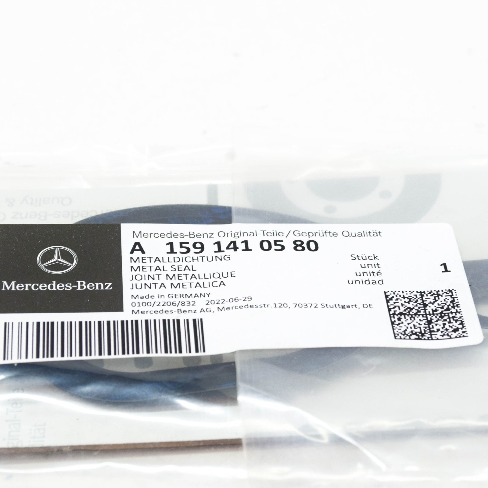 NEW MERCEDES-BENZ ML W164 INTAKE MANIFOLD GASKET A1591410580 ORIGINAL