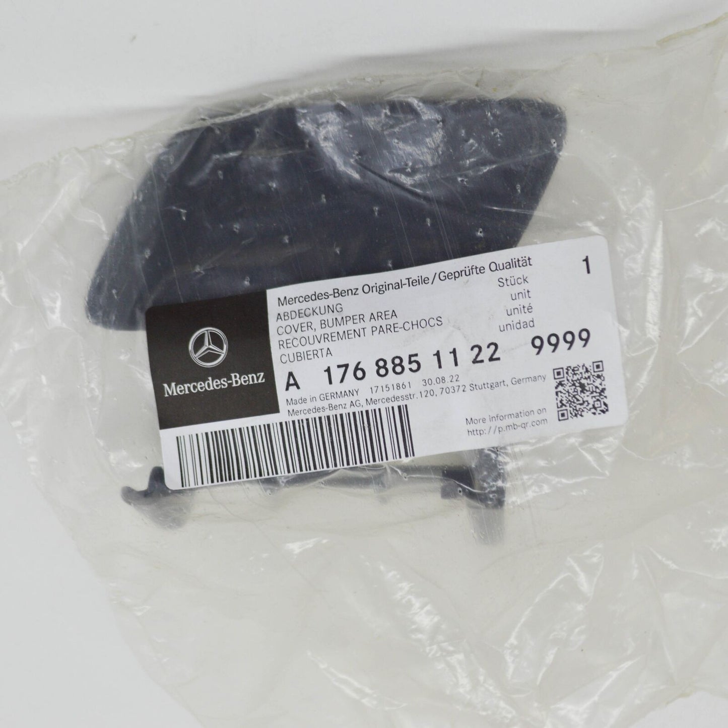 NEW MB A-CLASS W176 LEFT HEADLIGHT WASHER COVER A17688511229999 2015 ORIGINAL