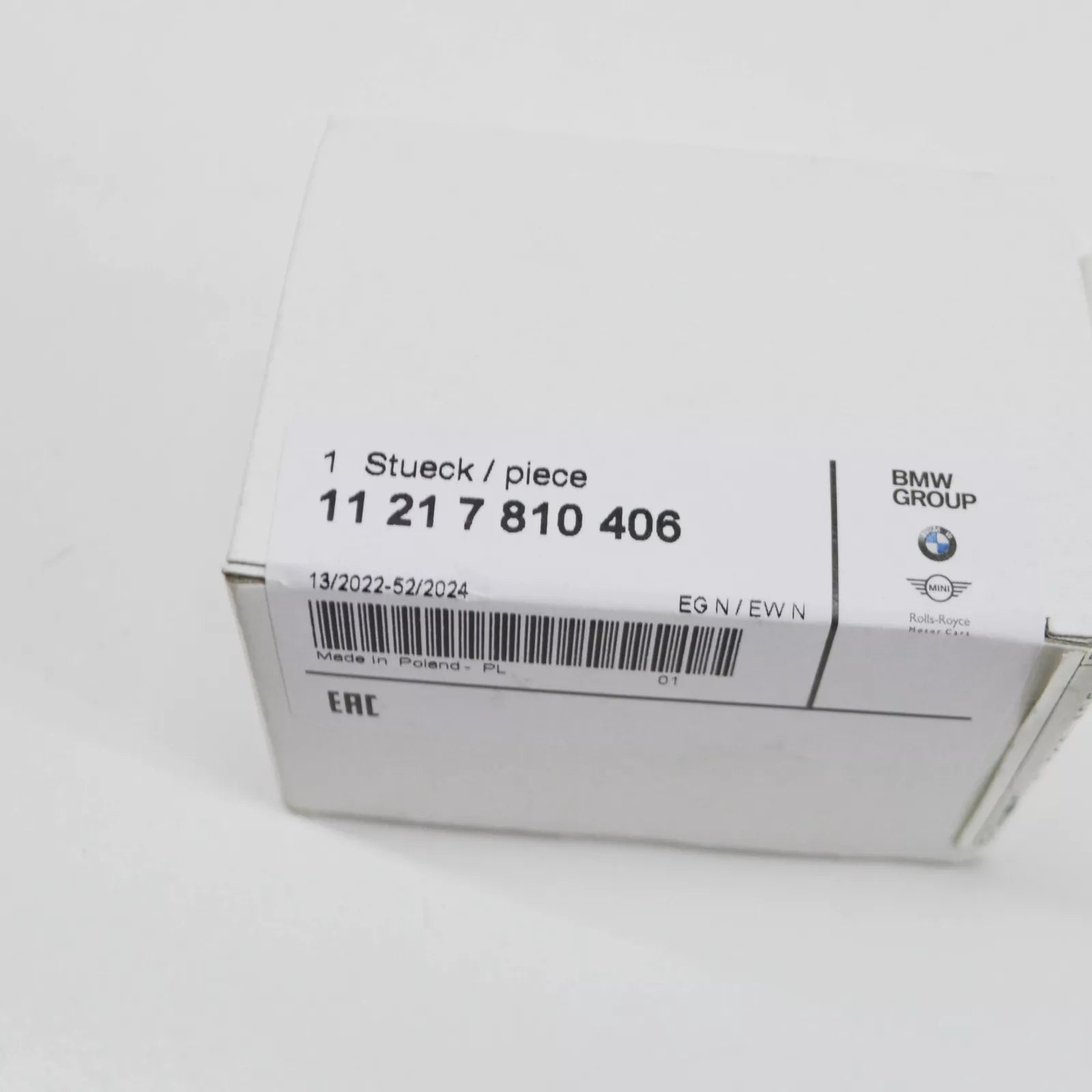 NEW BMW 3 E90 CRANKSHAFT BEARING SHELL GREEN 11217810406 7810406 ORIGINAL