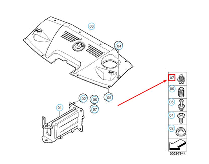 NEW BMW Z4 E85 WATER OUTLET VALVE 51717077121 7077121 ORIGINAL