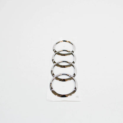 NEW AUDI Q5 8R REAR TRUNK RINGS EMBLEM BADGE 4H0853742A2ZZ ORIGINAL