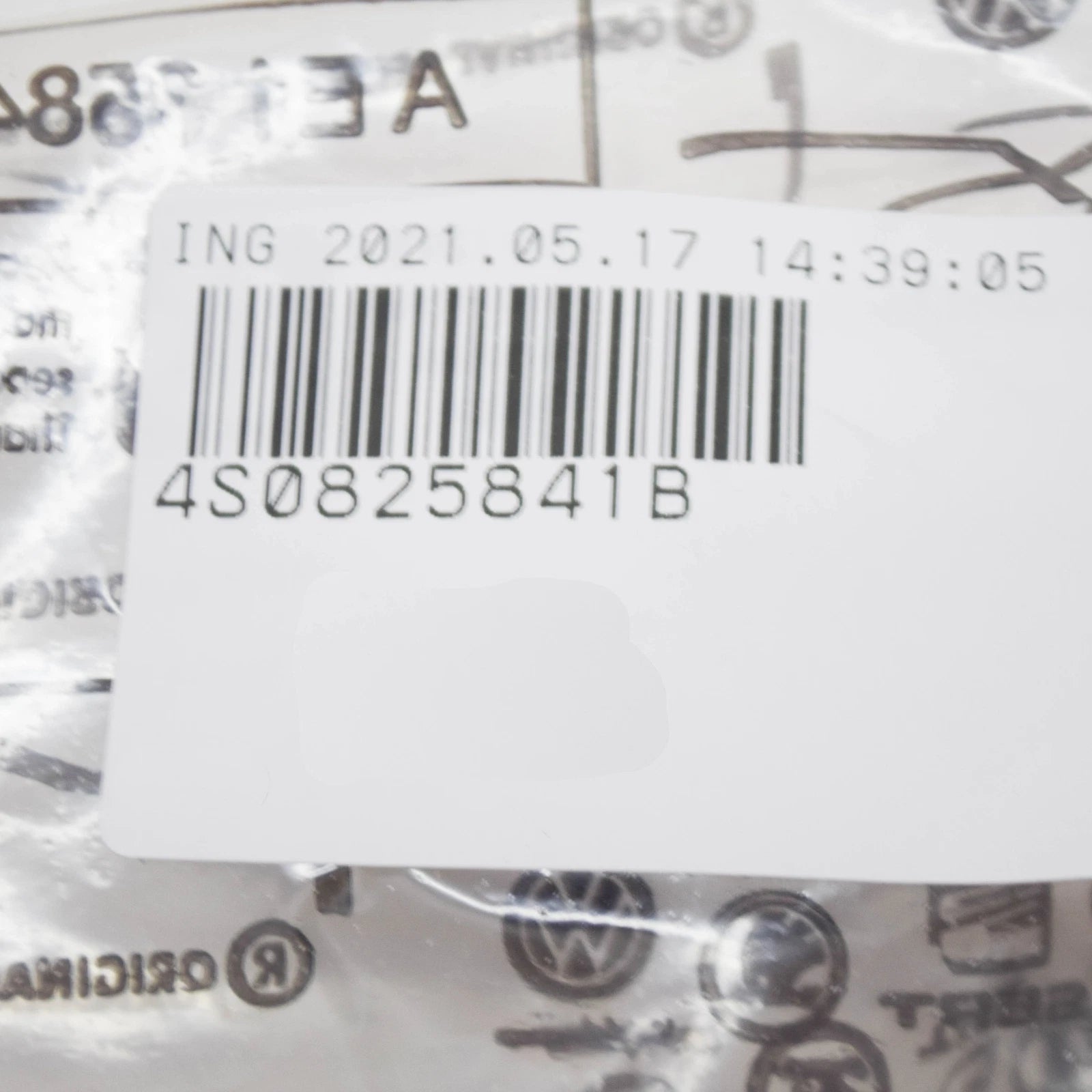 NEW AUDI R8 4S UNDERRUN BAR FRONT 4S0825841B 2017 ORIGINAL