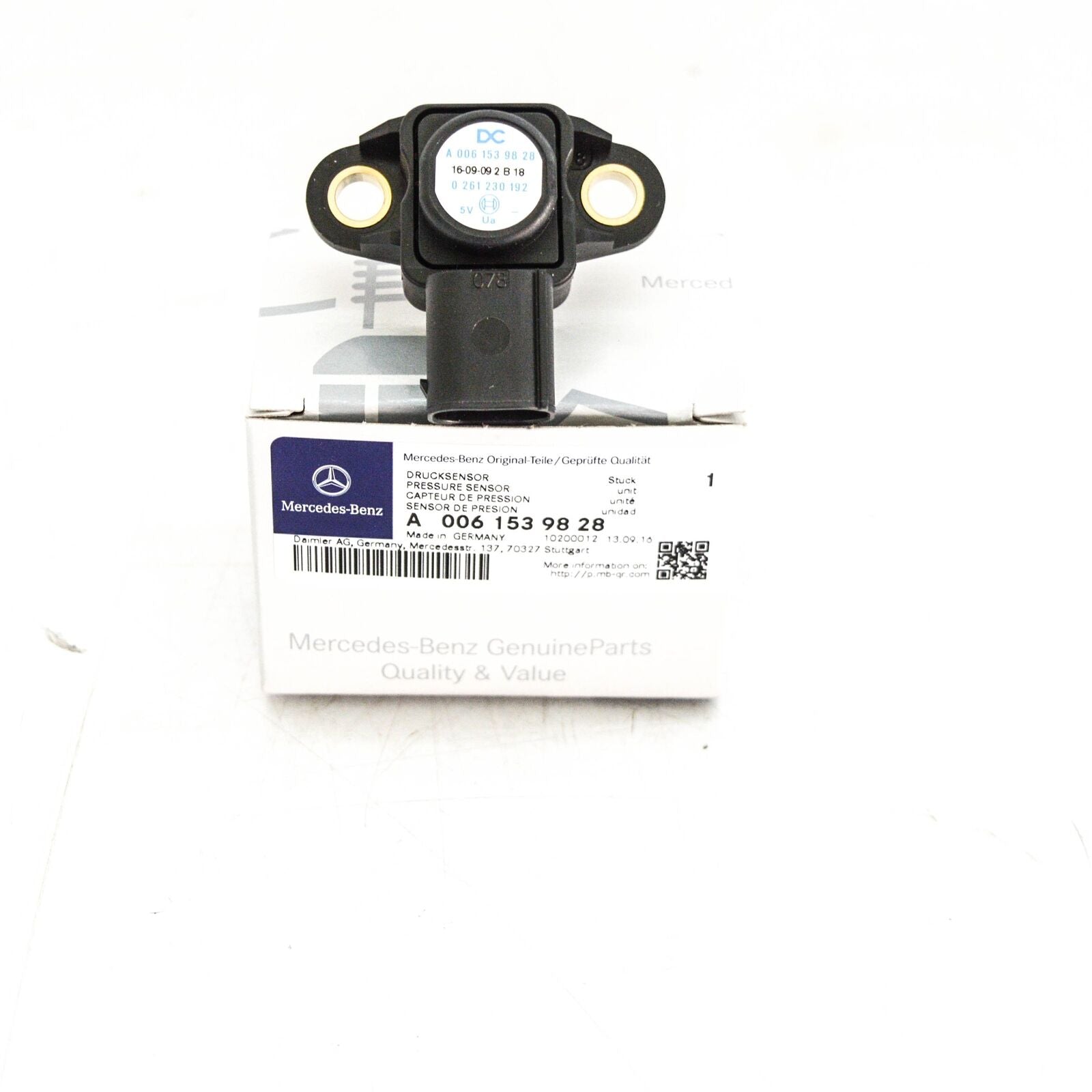 NEW MERCEDES BENZ E-CLASS W211 MAP SENSOR A0061539828 ORIGINAL