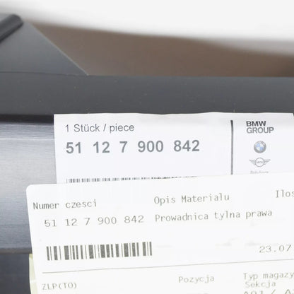 NEW BMW M3 COUPE E92 REAR RIGHT BUMPER M GUIDE 7900842 51127900842 ORIGINAL