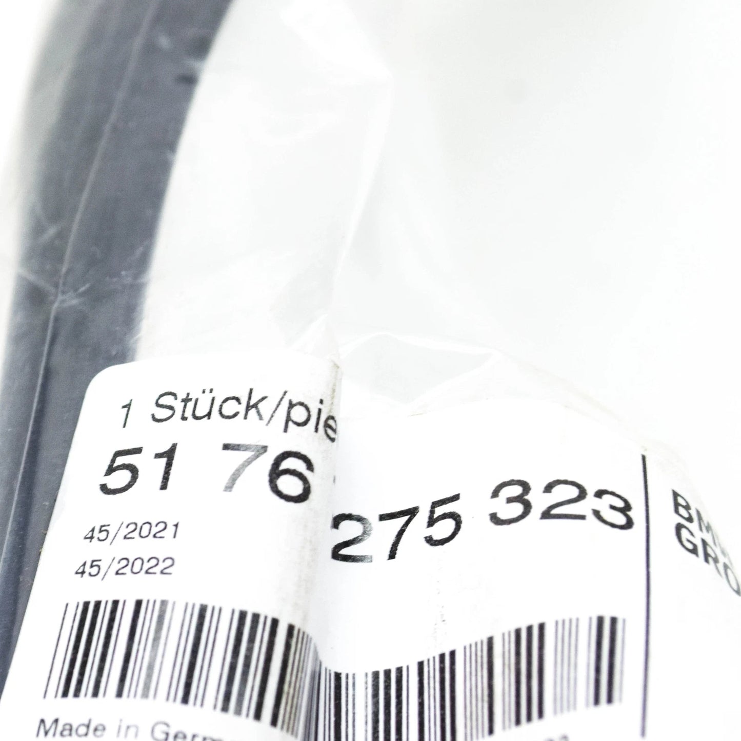 NEW BMW 6 GRAN COUPE F06 REAR DOOR JOINT B-PILLAR SEAL 51767275323 ORIGINAL