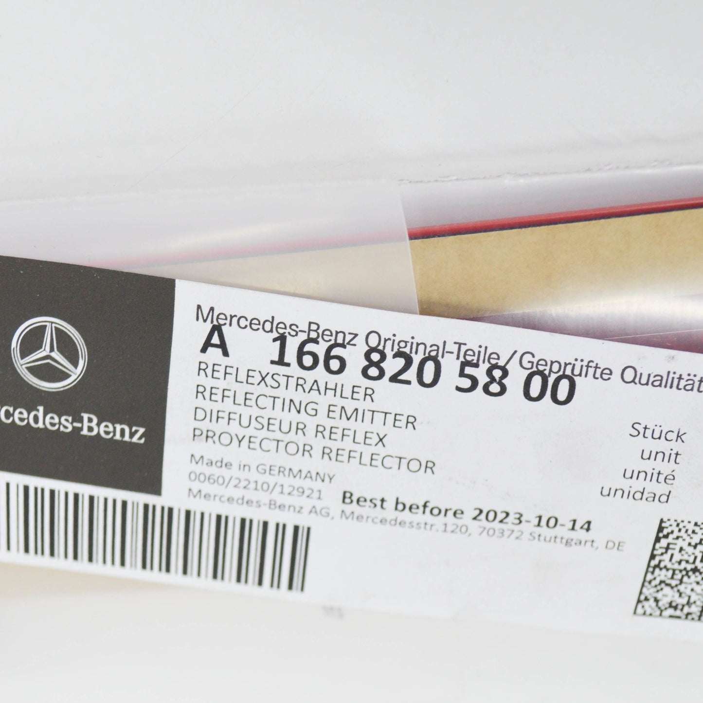 NEW MERCEDES-BENZ GLS X166 REAR BUMPER RIGHT REFLECTOR A1668205800 ORIGINAL