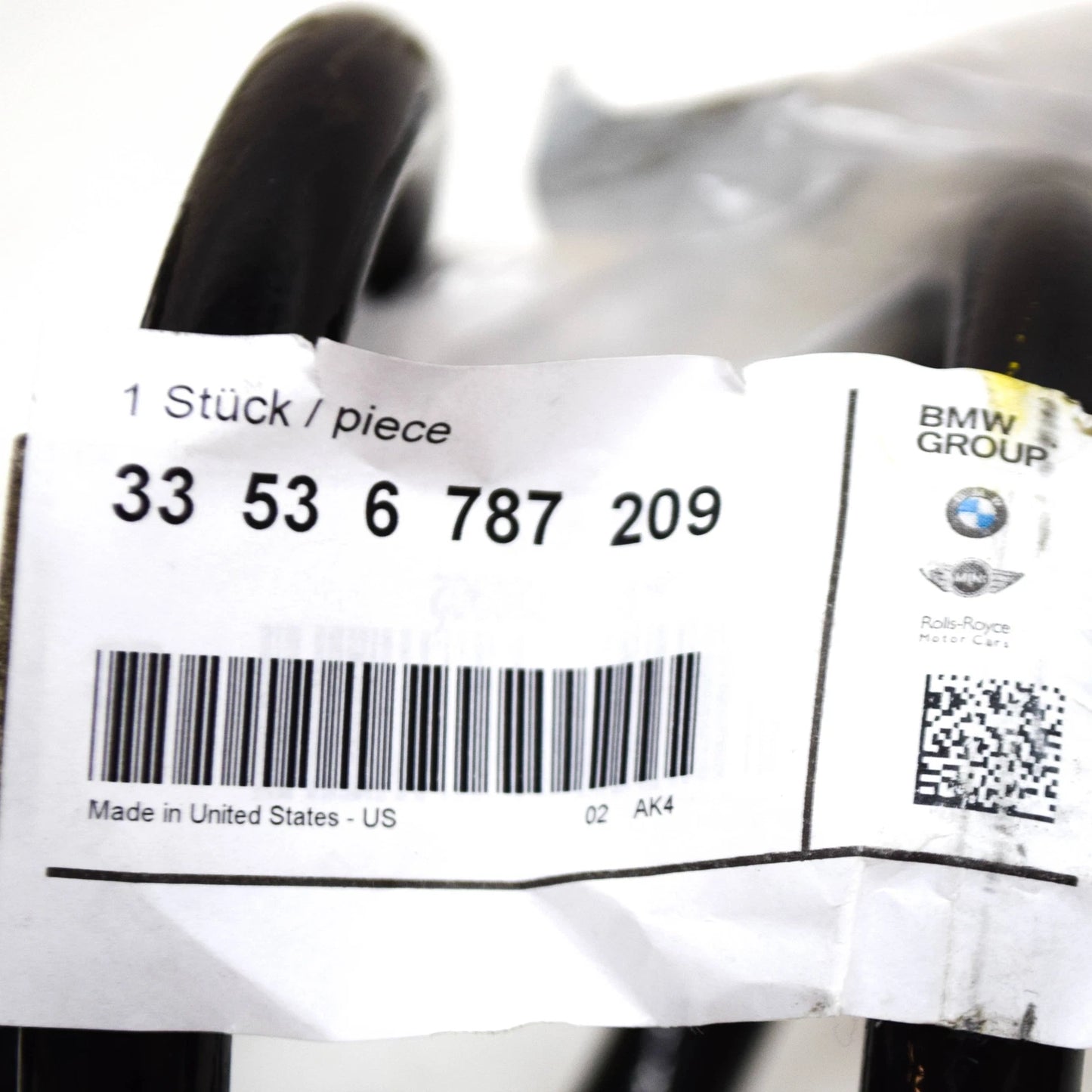 NEW BMW X3 F25 FRONT SUSPENSION COIL SPRING 33536787209 ORIGINAL