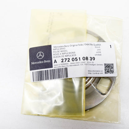 NEW MERCEDES BENZ C W204 EXHAUST RIGHT WHEEL IMPULSE A2720510839 ORIGINAL