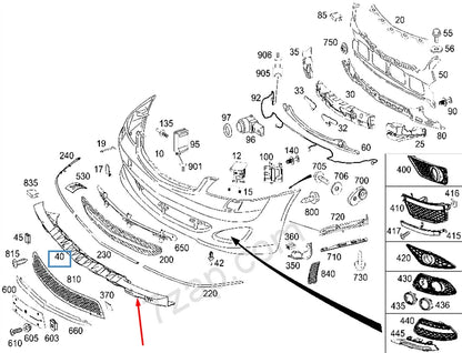 NEW MERCEDES-BENZ S-CLASS W221 FRONT BUMPER REINFORCEMENT BAR A2218850516